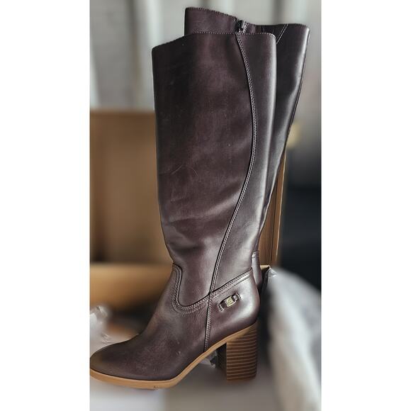 Giani Bernini Women's Odettee Memory Foam Block Heel Knee High Riding Boots 9.5 - Picture 2 of 5